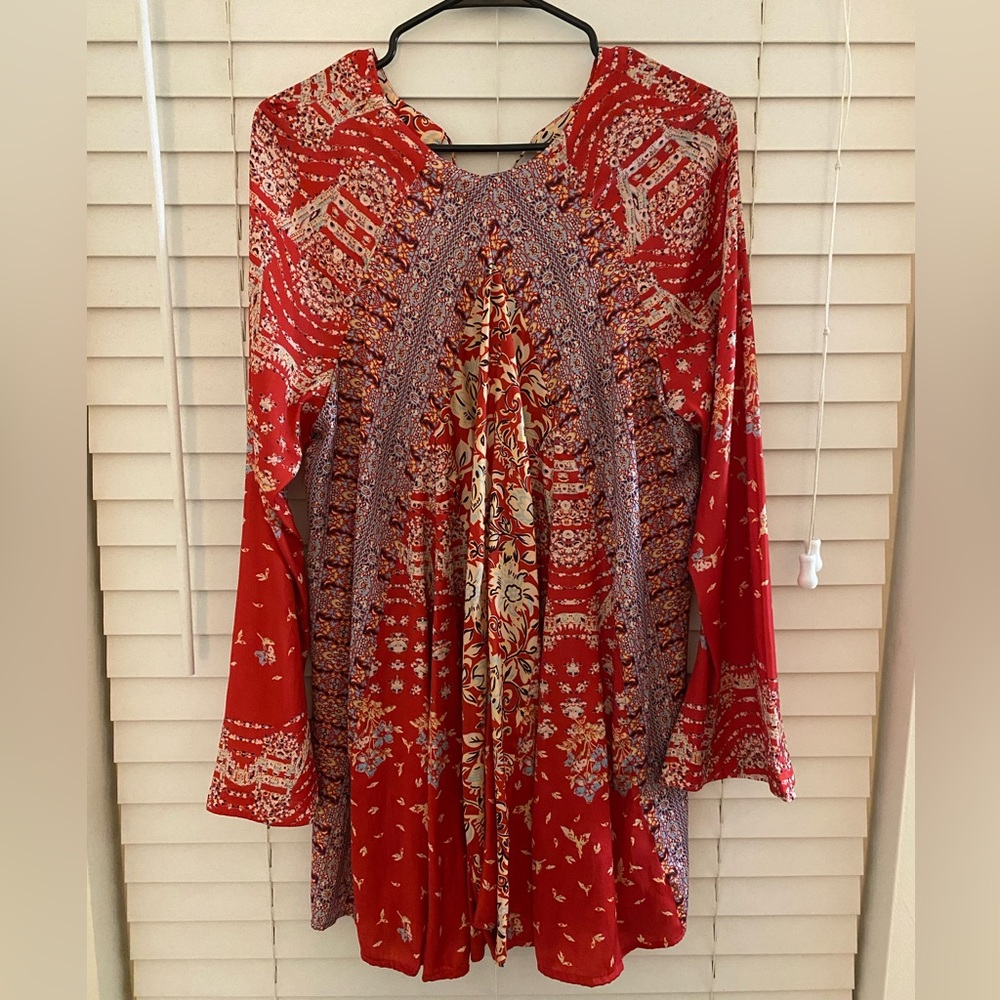 Free People “Stevie Printed Tunic” Dress